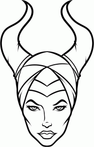 193x302 How To Draw Angelina Jolie's Maleficent Drawing