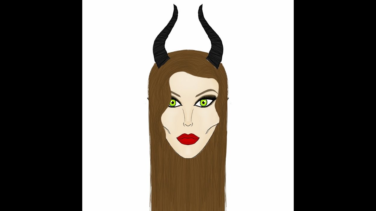 1280x720 Maleficent Speed Drawing