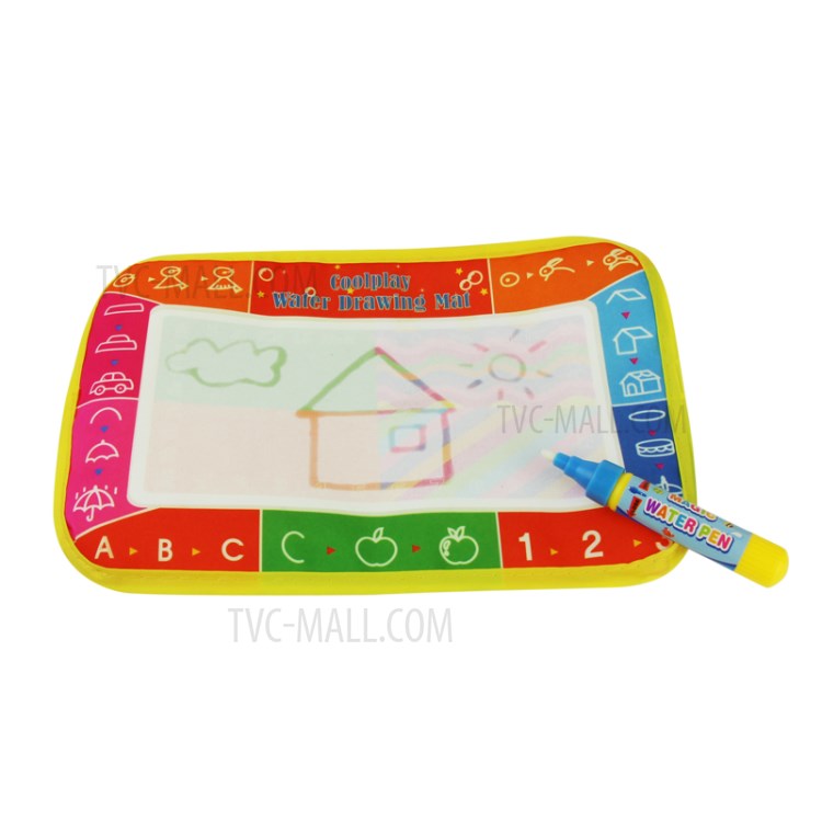 750x750 Coolplay Cartoon Pattern X Colors Doodle Mat Water