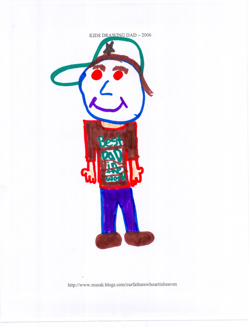 500x656 Kids Drawing Dad