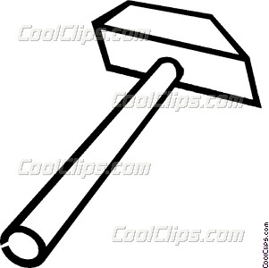 301x300 Wooden Mallet Vector Clip Art