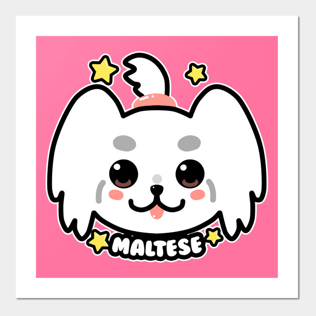 630x630 Kawaii Maltese Dog Face