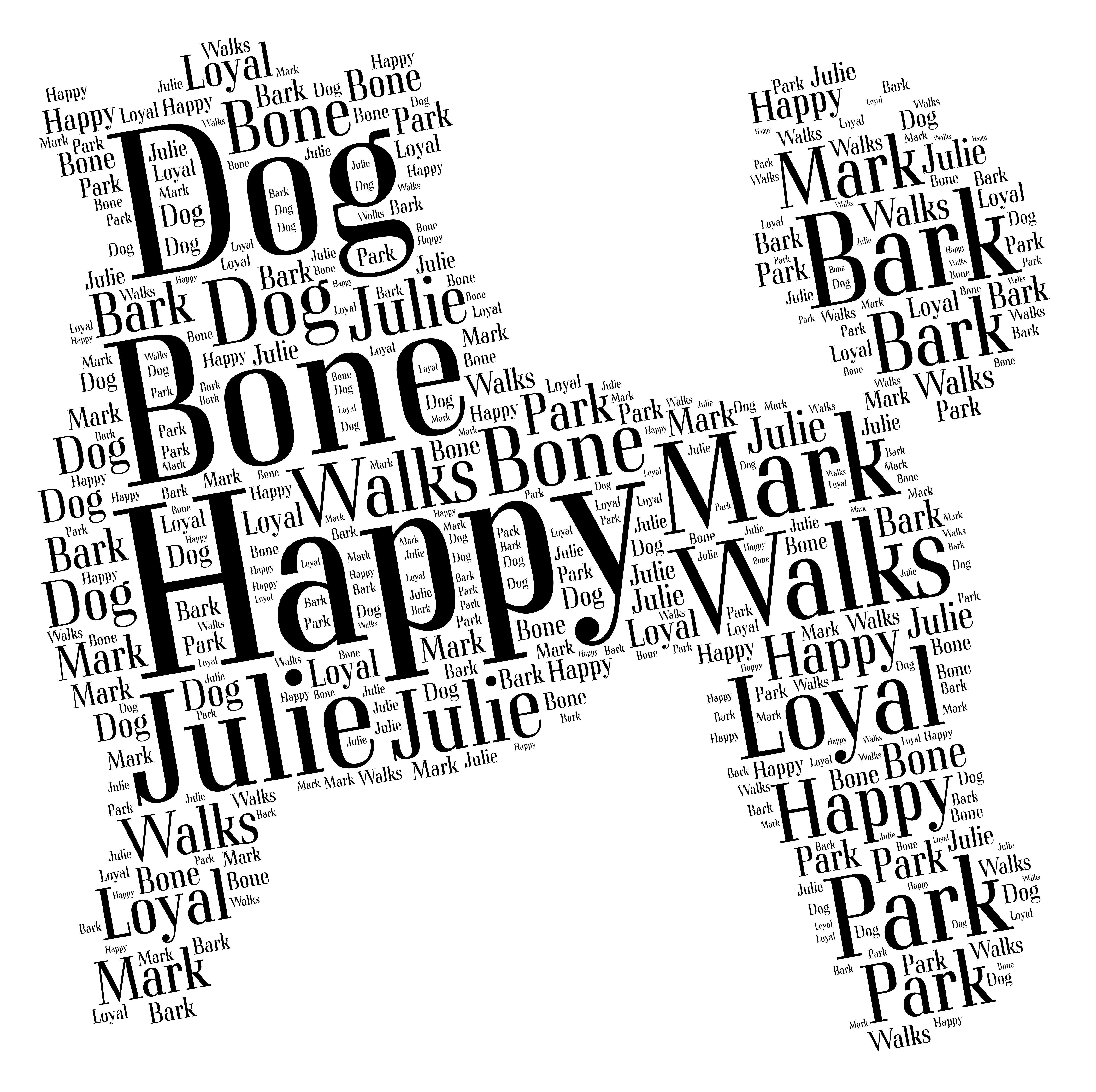 5666x5647 Maltese Dog Word Art Print Word Art Prints