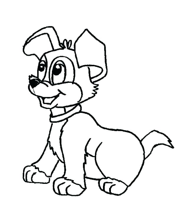 600x750 Cute Dog Coloring Pages Dogs Online