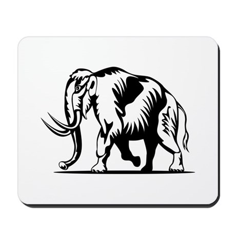 460x460 Woolly Mammoth Mouse Pads