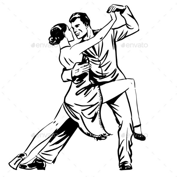 590x590 Man And Woman Dancing Couple Tango
