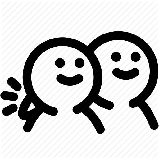 512x512 Drawing Friendship Hugging Transparent Png Clipart Free Download