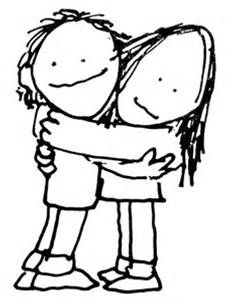 226x299 Best Friends Stick Figures Hugging