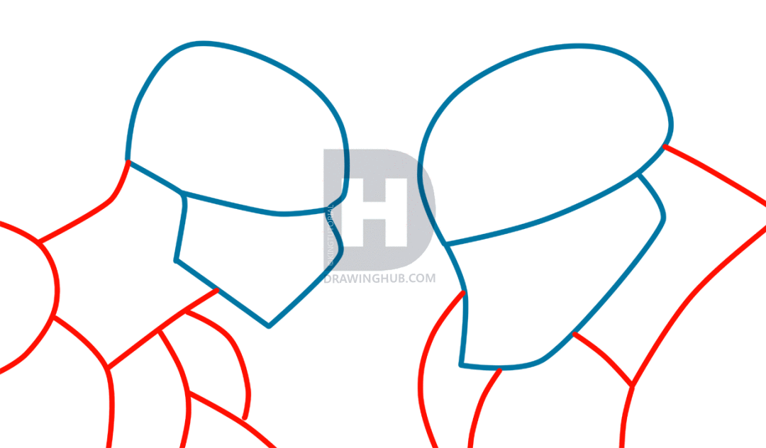 1080x632 How To Draw Spider Man Vs Venom, Step