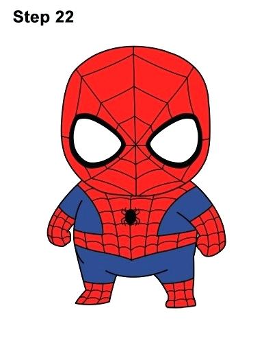 386x500 Easy To Draw Spider Spider Drawing Easy How To Draw A Superhero