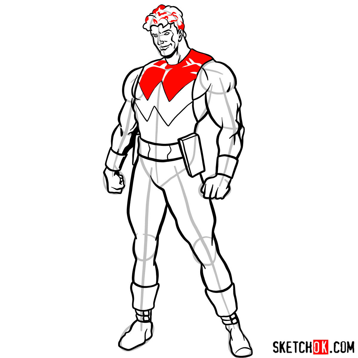 1200x1200 How To Draw Marvel's Wonder Man
