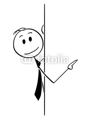 303x400 Cartoon Stick Man Drawing Conceptual Illustration Of Businessman