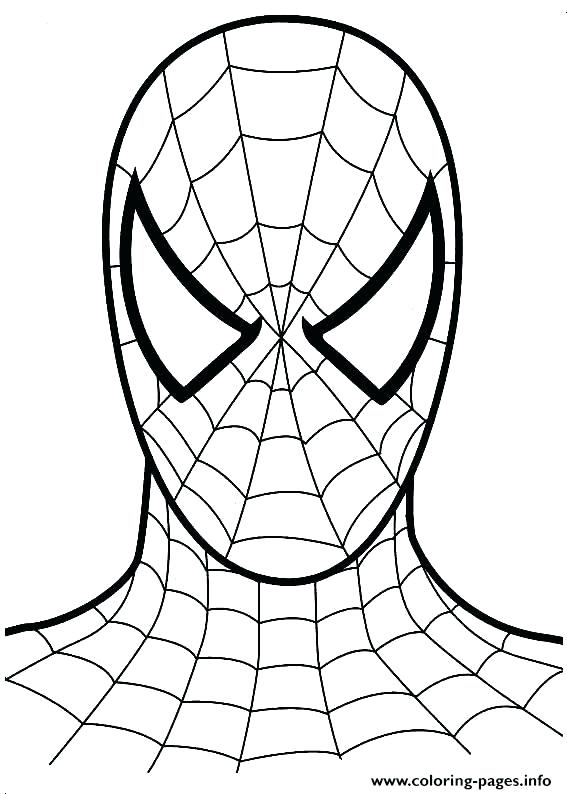 567x794 Spiderman Drawing Easy