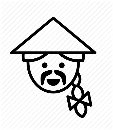 446x512 Drawing Chinese Face Transparent Png Clipart Free Download