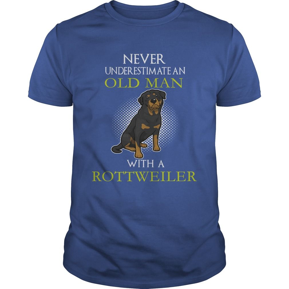 1010x1010 Never Underestimate An Old Man With A Rottweiler Buy Daily