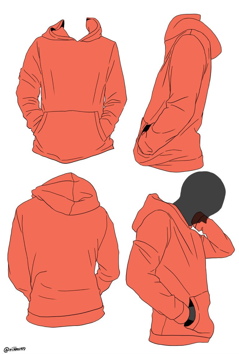 768x1137 The Chances You Will Have To Draw Characters Wearing Hoodies Are