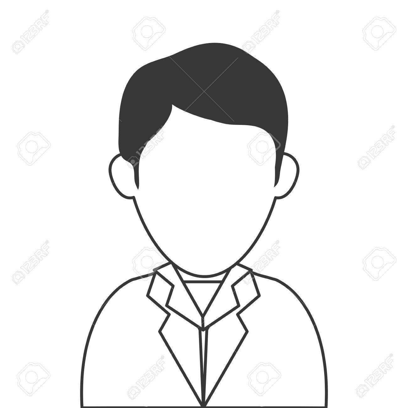 1300x1300 Suit Clipart Faceless Man