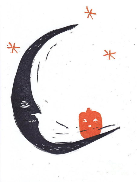 454x600 Man In The Moon Drawings Fine Art America