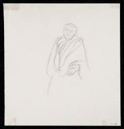 246x256 Kneeling Indian Man In Robes, Holding A Book', Sir William