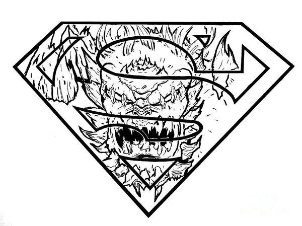600x449 Man Of Steel Drawings Fine Art America