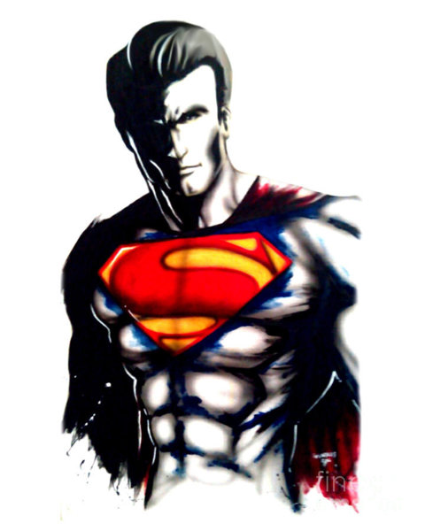 480x600 Man Of Steel Paintings