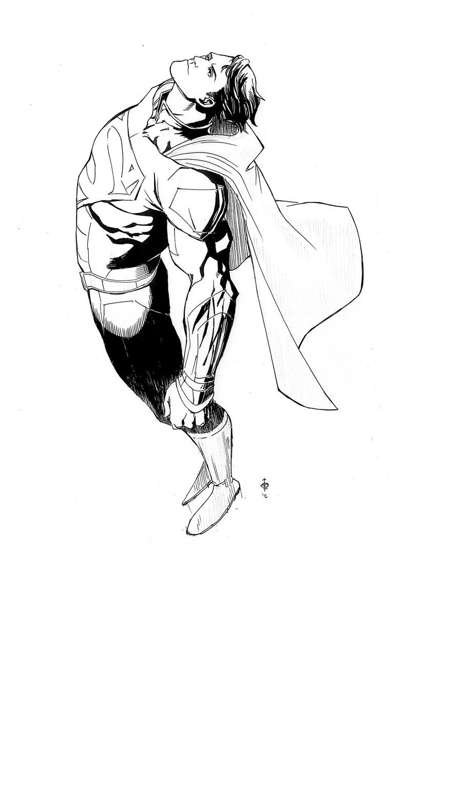900x1538 Superman Sketch
