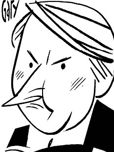 233x309 quentin letts oh lord! clegg is cut down