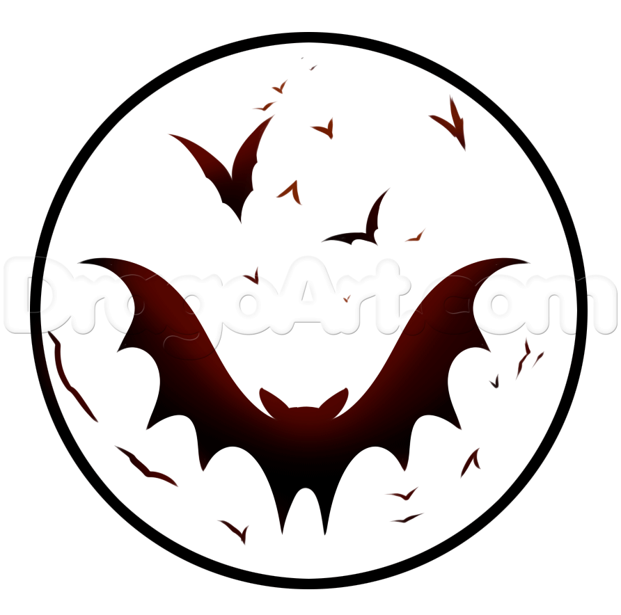 892x884 Learn Halloween Bat Moon Drawing Lesson, Halloween, Seasonal, Free