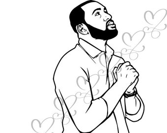 340x270 Black Man Praying Etsy