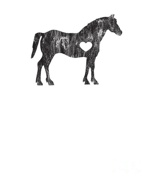 500x600 Man Riding Horse Digital Art