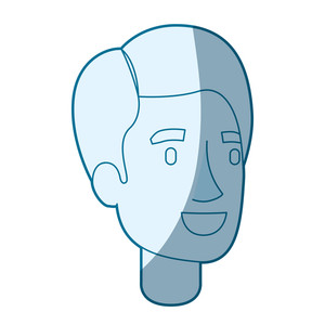 300x300 Man Side Of Face Royalty Free Vectors