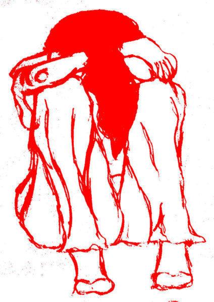 424x600 Thinking Man Drawings