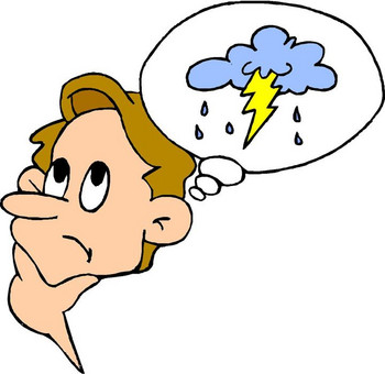 350x340 Drawing Of A Man Thinking