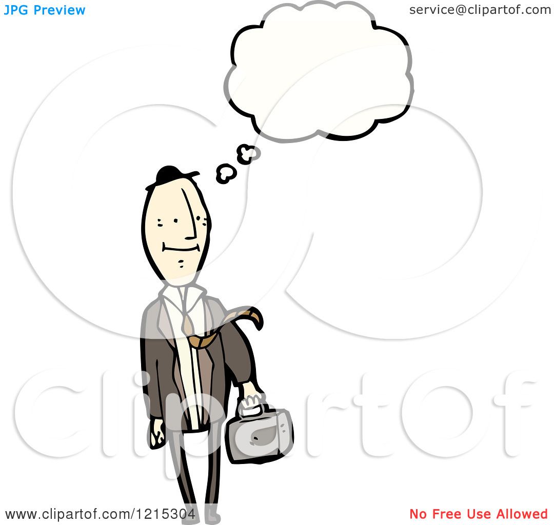 1080x1024 Cartoon Of A Business Man Thinking