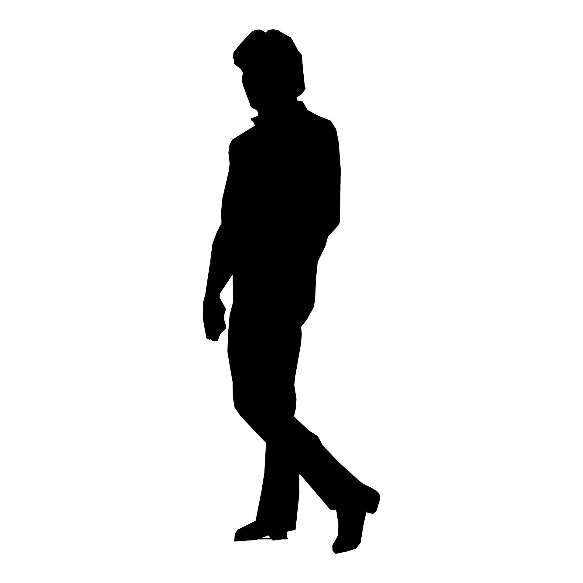 1920x1920 Best Person Walking Silhouette Image Free Vector Art, Images