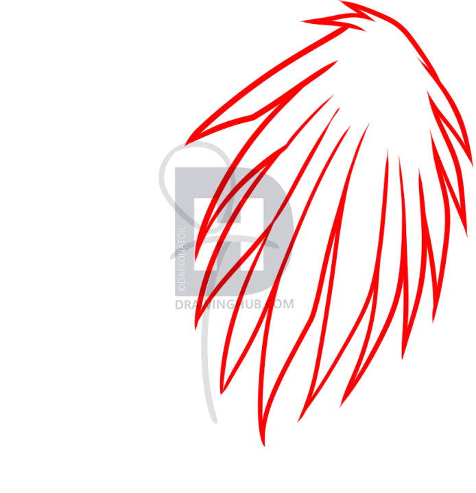 694x720 How To Draw A Male Angel, Step