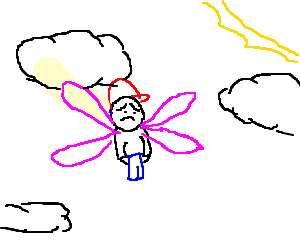 300x250 Man Find Out He Can Fly, But They're Girly Wings