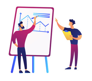 300x265 Businessman Drawing Royalty Free Vectors