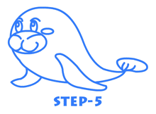 220x162 Cartoon Manatee How To Draw Lesson