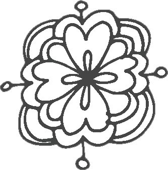 333x338 Cute Pretty Mandala Flower Doodle Cartoon Drawing