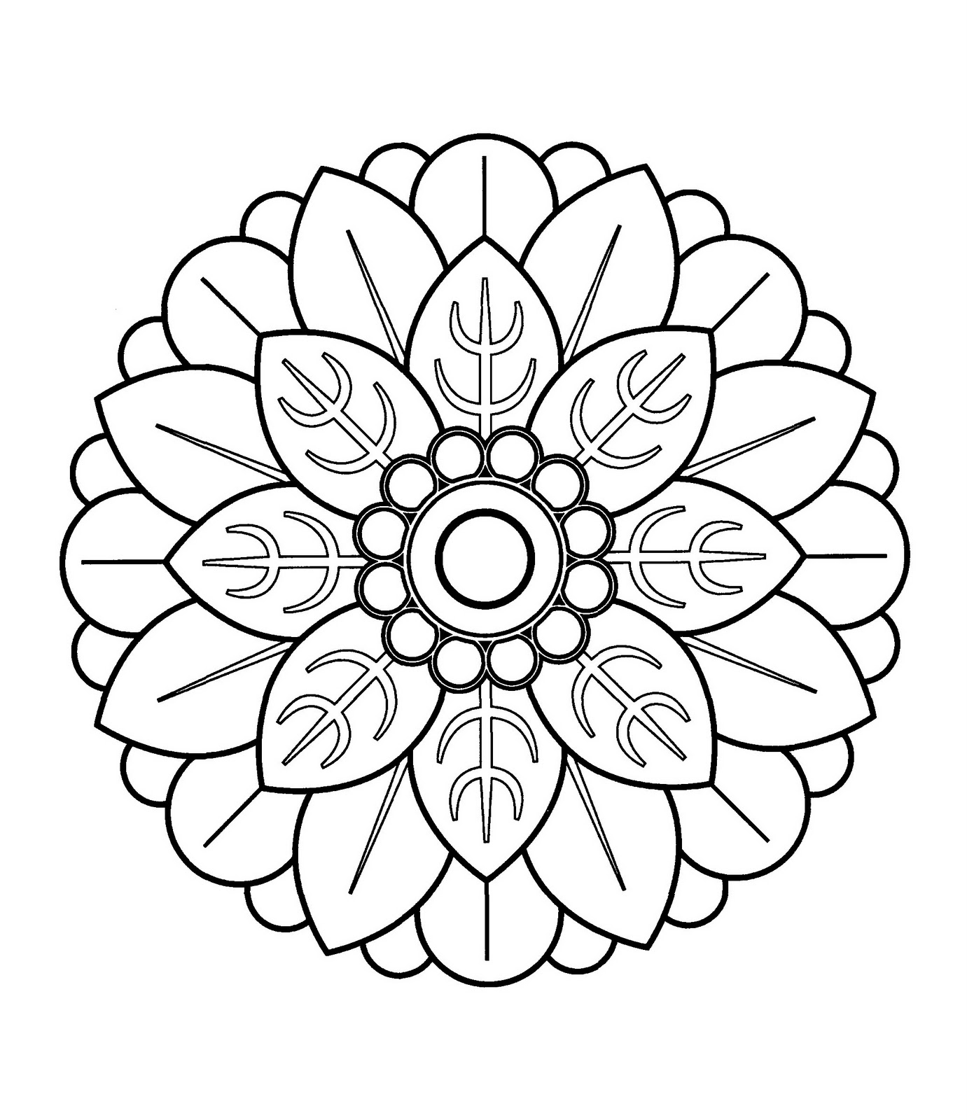 1381x1600 Mandalas For Kids