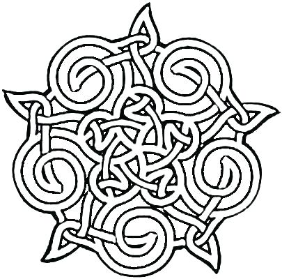 405x400 Simple Mandala Coloring Pages Betterfor