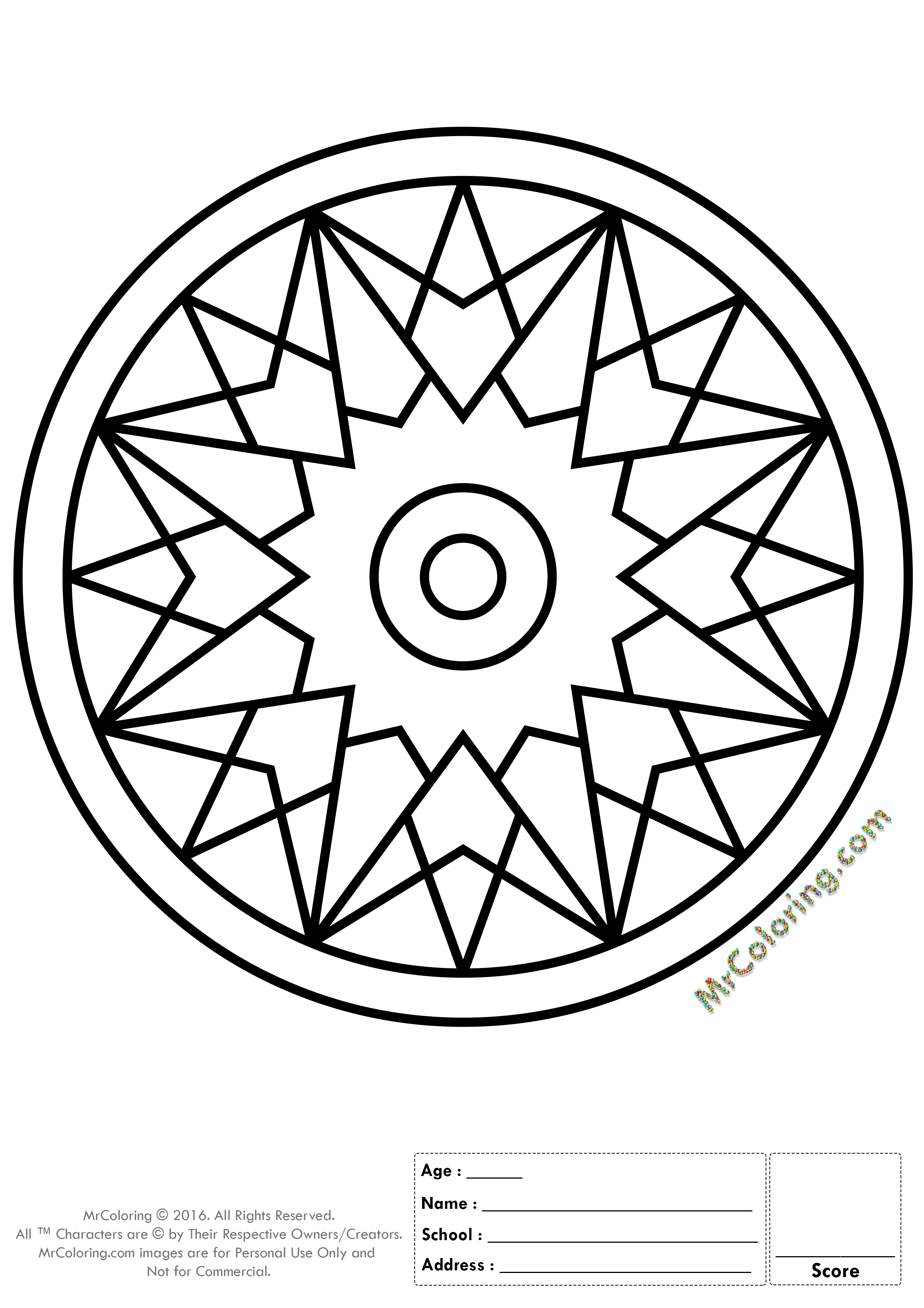 2480x3508 Printable Mandala Online Coloring Pages And Coloring Worksheets