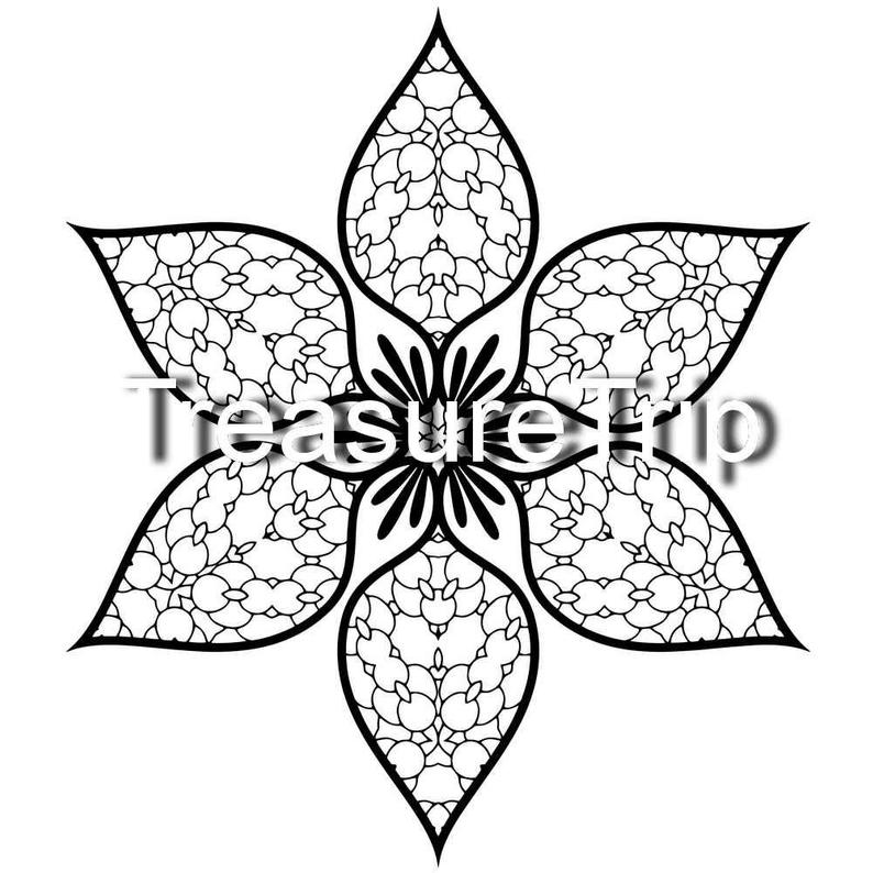 794x794 Mandala Adult Coloring