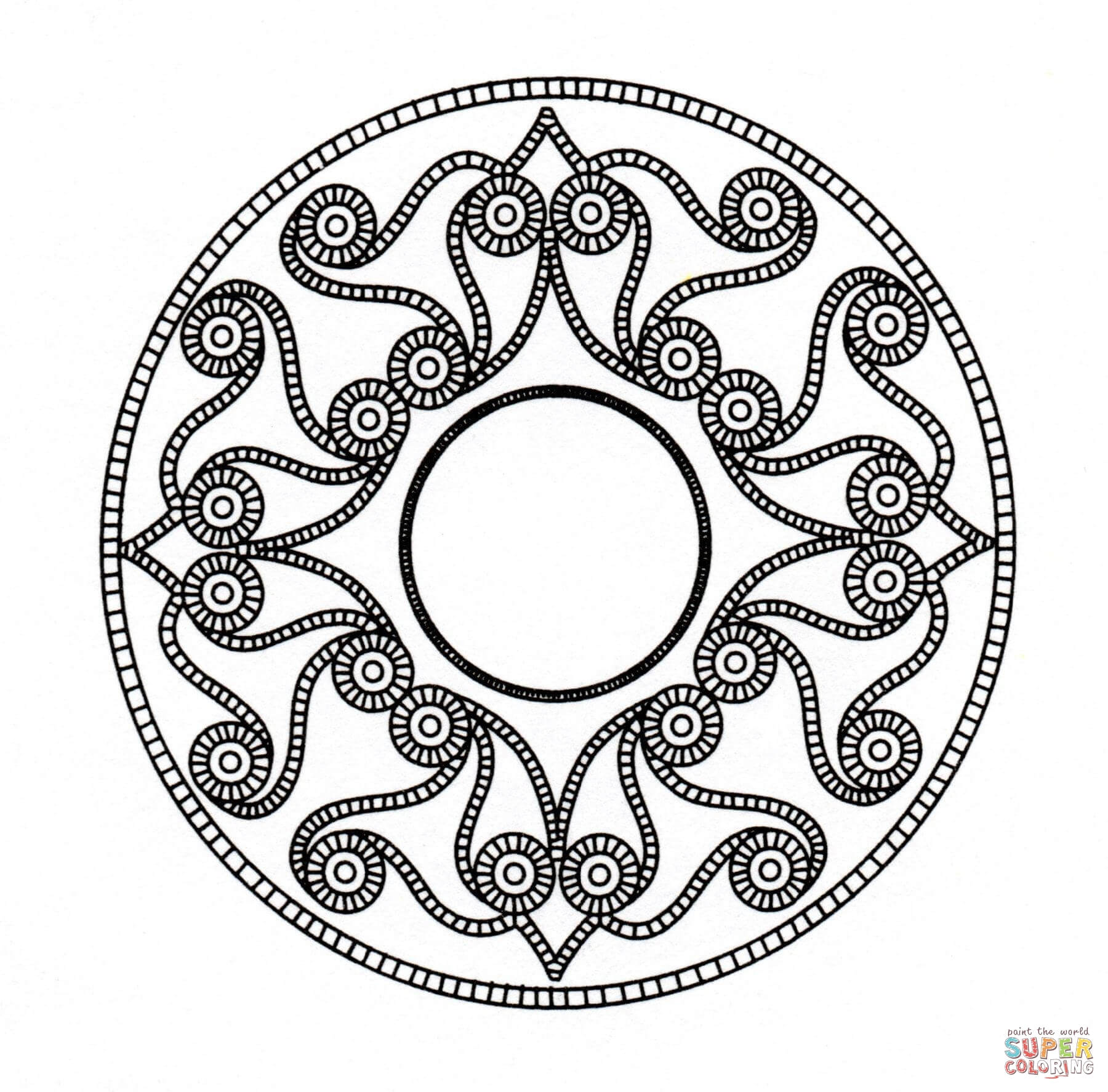 1800x1774 Mandala Celtic Coloring Pages Printable Home Attachments