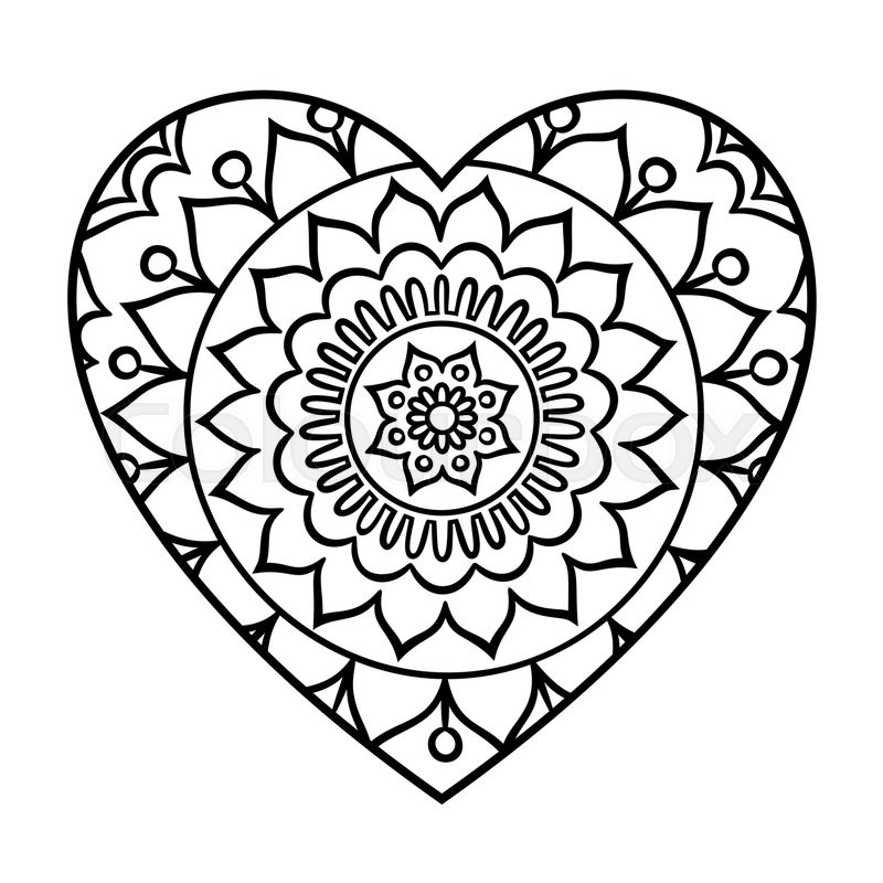 800x800 Coloring Book Heart Heart And Valentine Theme Zentangle