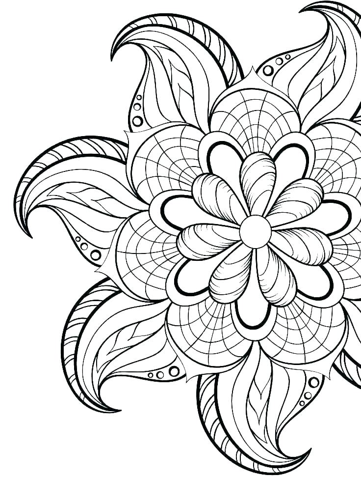 736x971 Mandala Coloring Online