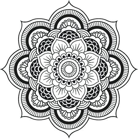 450x451 Mandalas To Color For Kids