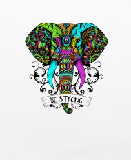 190x232 Mandala Elephant Spiritual Drawing Meditation Pillowcase X