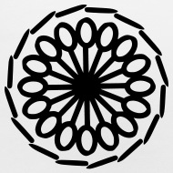 190x190 Mandala Flower Baby Bib Spreadshirt